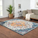 Ansonville-Blue-Rug-White-Stone-Decor