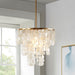 Belle-Center-Gold-Chandelier-White-Stone-Decor