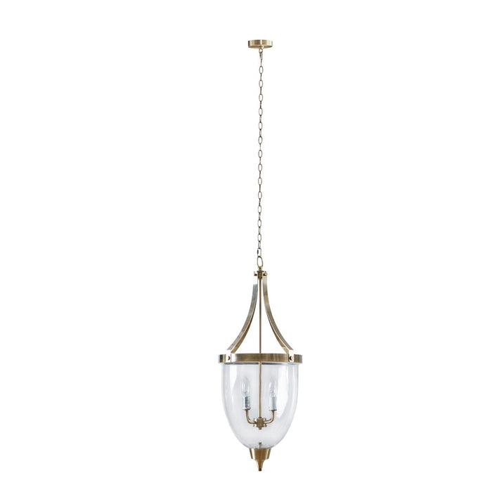 Belvedere-Antique-Brass-Chandelier-White-Stone-Decor-4