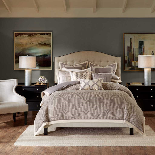 Beverly-Grey-Luxury-Geometric-Comforter-Set-White-Stone-Decor