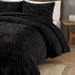Black-Cadence-Textured-Luxury-Comforter-Set-White-Stone-Decor-3