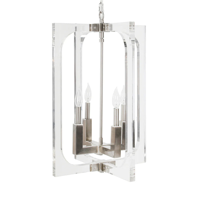 Bloomfield-Clear-Iron-Glass-Modern-Chandelier-White-Stone-Decor-1