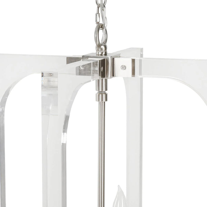 Bloomfield-Clear-Iron-Glass-Modern-Chandelier-White-Stone-Decor-2