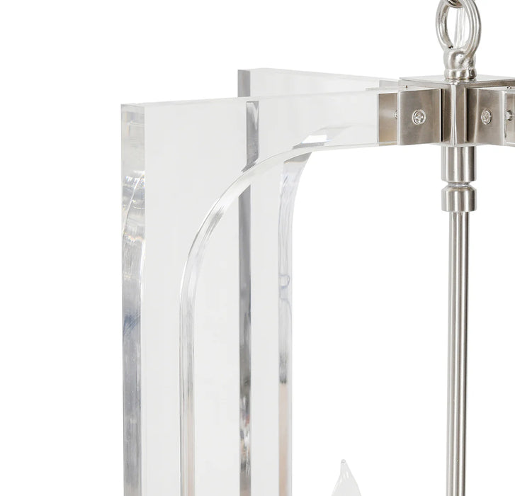 Bloomfield-Clear-Iron-Glass-Modern-Chandelier-White-Stone-Decor-3