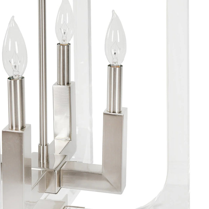 Bloomfield-Clear-Iron-Glass-Modern-Chandelier-White-Stone-Decor-4