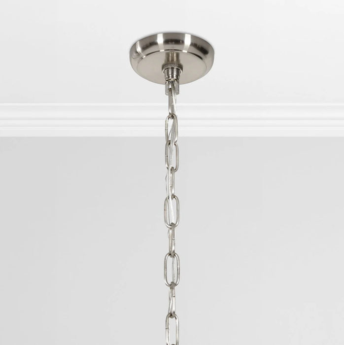 Bloomfield-Clear-Iron-Glass-Modern-Chandelier-White-Stone-Decor-6
