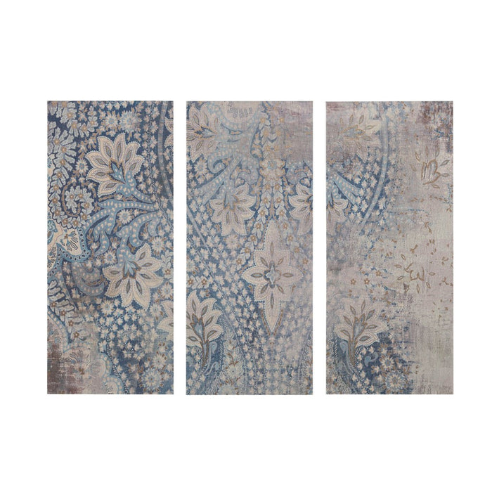 Blue-Moroccan-Medallions-3-Piece-Canvas-Art-White-Stone-Decor-1