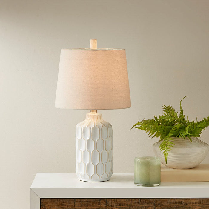 Boyne-White-Geometric-Table-Lamp-White-Stone-Decor-3