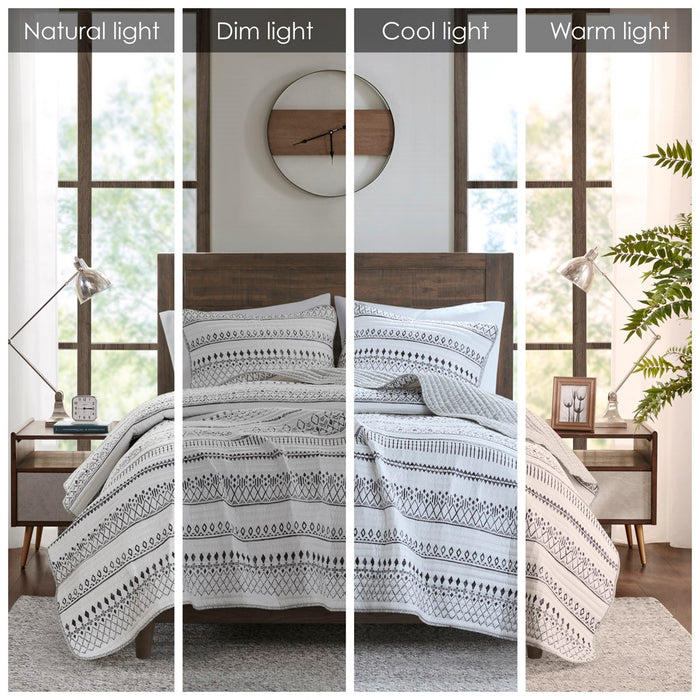 Bristol-Ivory-Boho-Farmhouse-Pattern-Quilt-Set-White-Stone-Decor-7