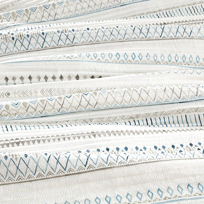 Bristol-Taupe-Blue-Boho-Farmhouse-Pattern-Quilt-Set-White-Stone-Decor-4