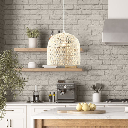 Broadview-White-Rope-Pendant-White-Stone-Decor-1