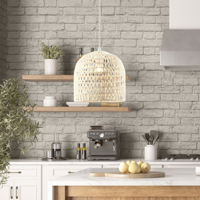 Broadview-White-Rope-Pendant-White-Stone-Decor-1