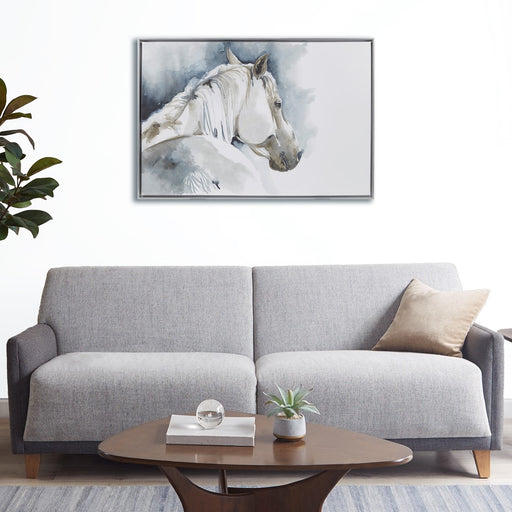 Cassandra-Grey-Horse-Canvas-Art-White-Stone-Decor-7