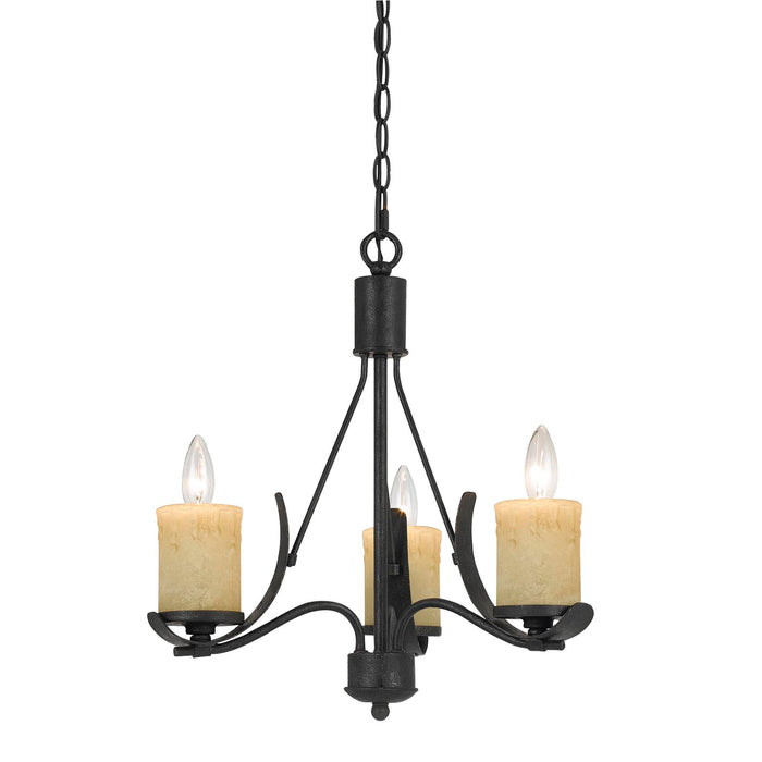 Castle-3-Candle-Industrial-Mid-Century-Chandelier-White-Stone-Decor