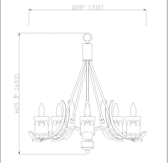 Castle-5-Candle-Industrial-Mid-Century-Chandelier-White-Stone-Decor-1