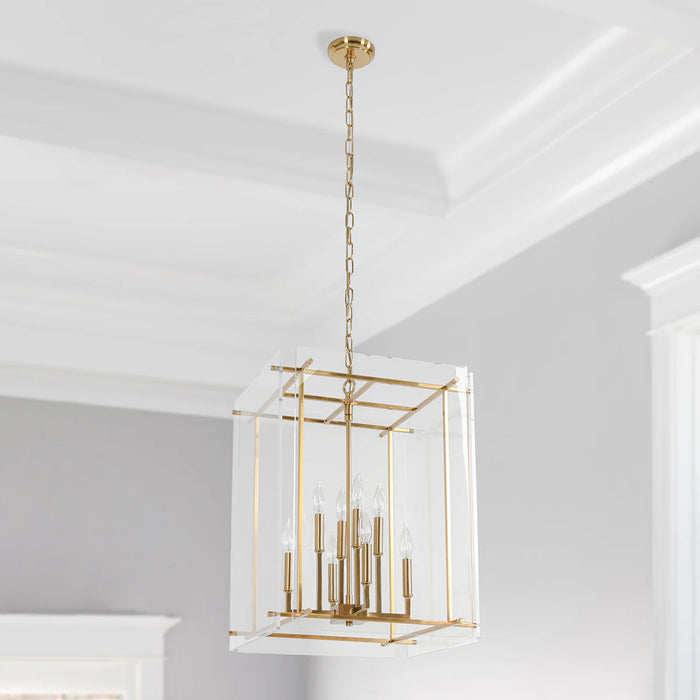Contemporary-Lexie-Gold-Modern-Chandelier-White-Stone-Decor-1