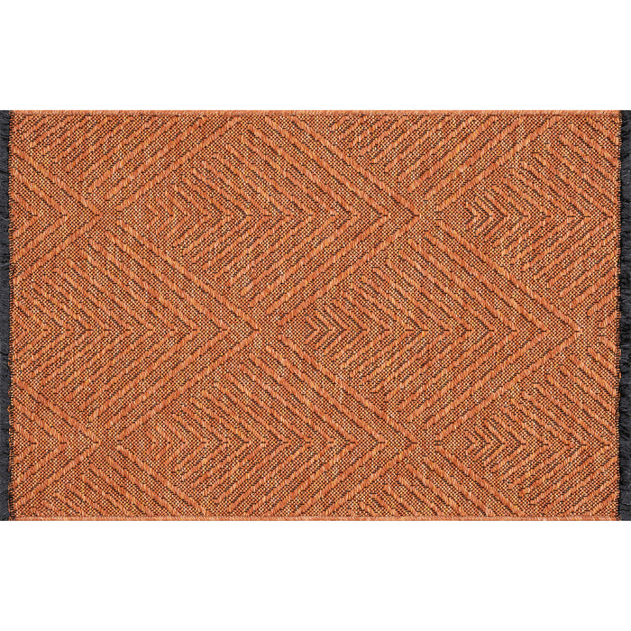 Copper-Ironwood-Patterned-Rug-White-Stone-Decor-5