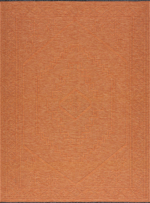 Copper-Ocean-City-Patterned-Rug-White-Stone-Decor-6