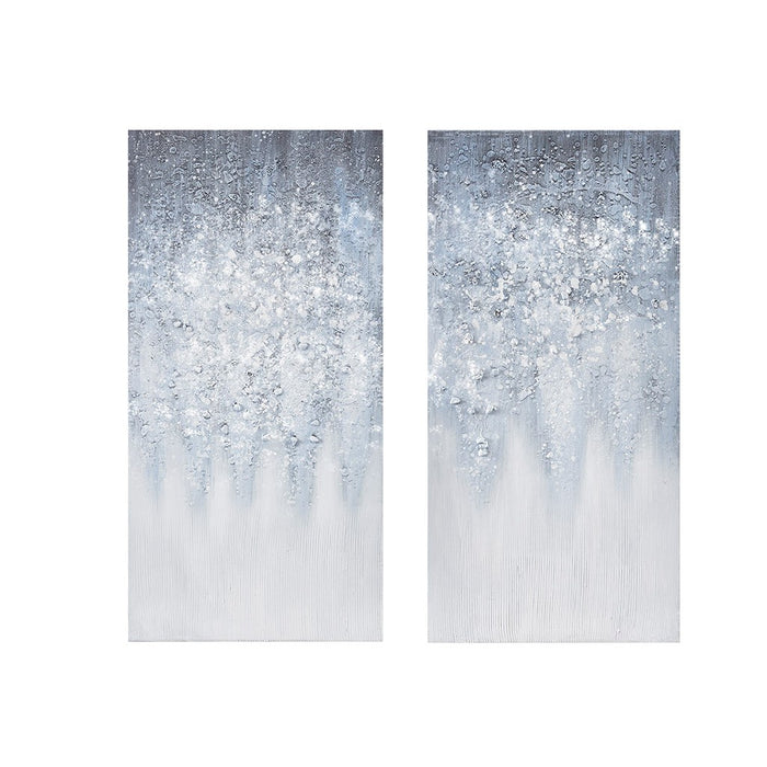 Crestwood-Silver-Blue-2-Piece -Canvas-Art-White-Stone-Decor-3