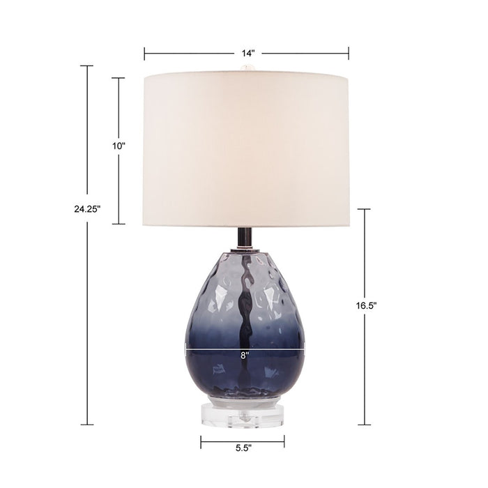 Cridersville-Dark-Blue-Table-Lamp-White-Stone-Decor-4