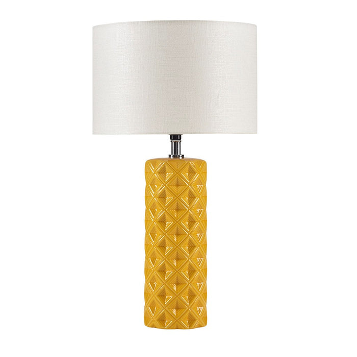 Dahlgren-Yellow-Geometric-Table-Lamp-White-Stone-Decor-2