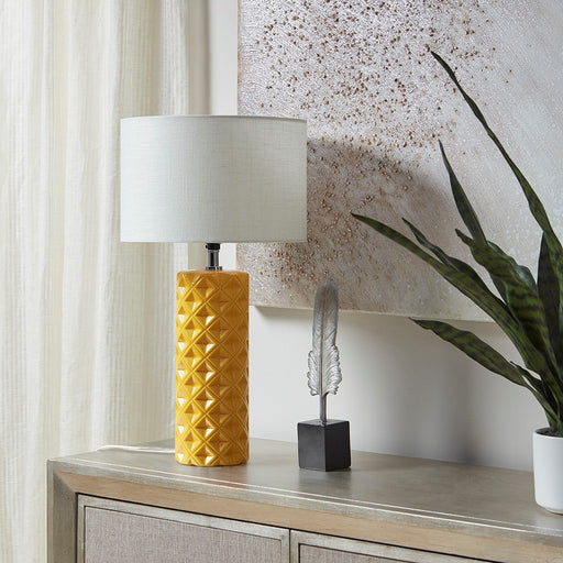 Dahlgren-Yellow-Geometric-Table-Lamp-White-Stone-Decor