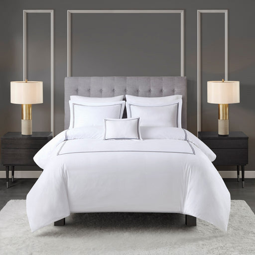 Daisy-White-Navy-Luxury-5-Piece-Duvet-Comforter-Set-White-Stone-Decor