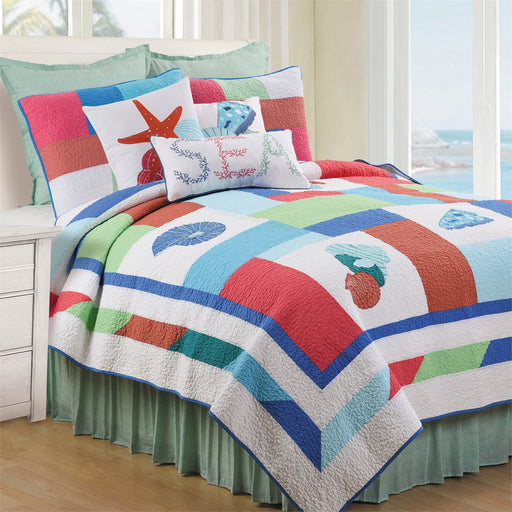 Divers-Cove-Ocean-Breeze-Quilt-Bedding-Collection-White-Stone-Decor