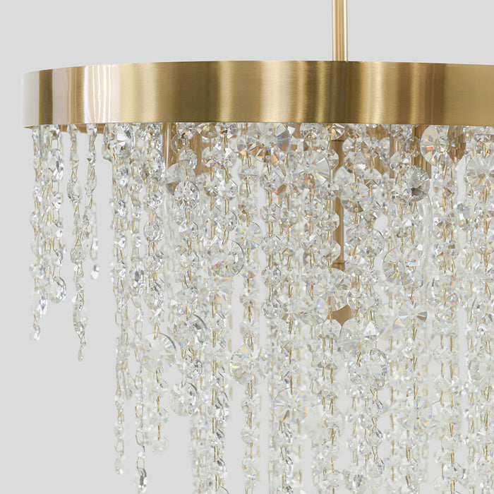 Durham-Industrial-Gold-Round-Crystal-Chandelier-White-Stone-Decor-1