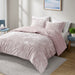 Elisa-Pink-Velvet-Reversible-Luxury-Comforter-Set-White-Stone-Decor-1