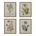 Framed-Bayfield-Floral-Garden-4-Piece-Canvas-Art-White-Stone-Decor-1