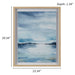 Framed-Blue-Ocean-Coastal-Wall-Canvas-Art-White-Stone-Decor-8