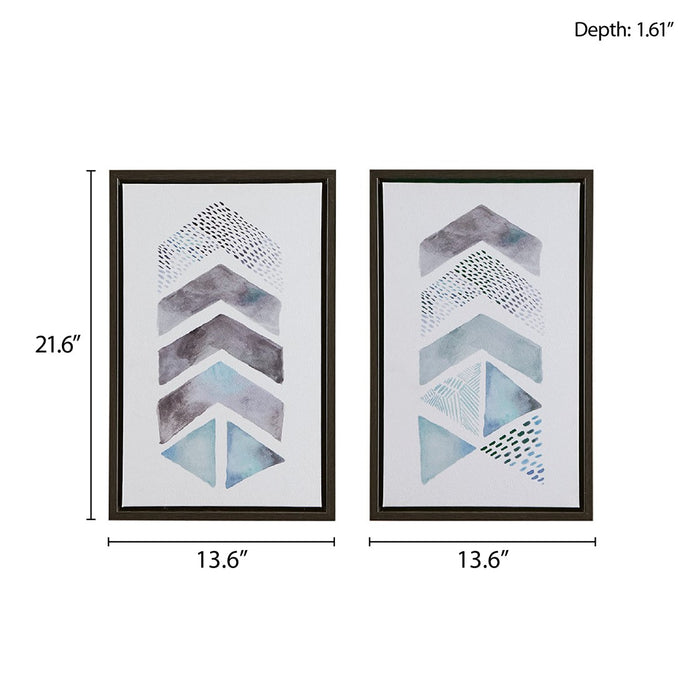 Framed Griffith Abstract 2-Piece Canvas Art