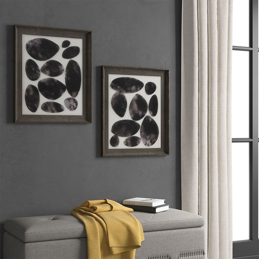 Framed-Layton-Black-2-Piece-Wall-Art-White-Stone-Decor