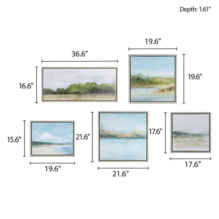 Framed-Morton-Grove-5-Piece-Canvas-Art-Set-White-Stone-Decor-7