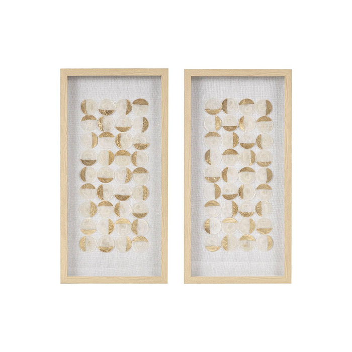 Framed-Mystic-Gold-2-Piece-Wall-Decor-White-Stone-Decor-2