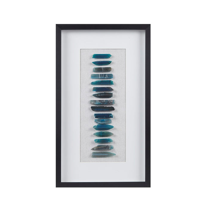 Framed-Ozawkie-Blue-Stones-Wall-Decor-White-Stone-Decor-2