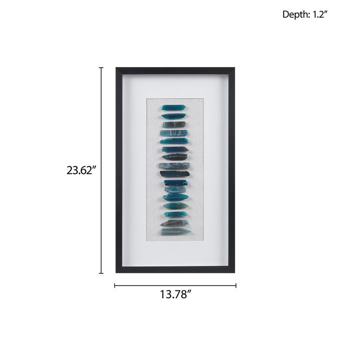 Framed-Ozawkie-Blue-Stones-Wall-Decor-White-Stone-Decor-6