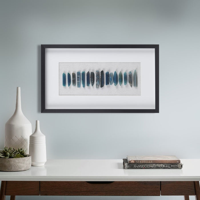 Framed-Ozawkie-Blue-Stones-Wall-Decor-White-Stone-Decor