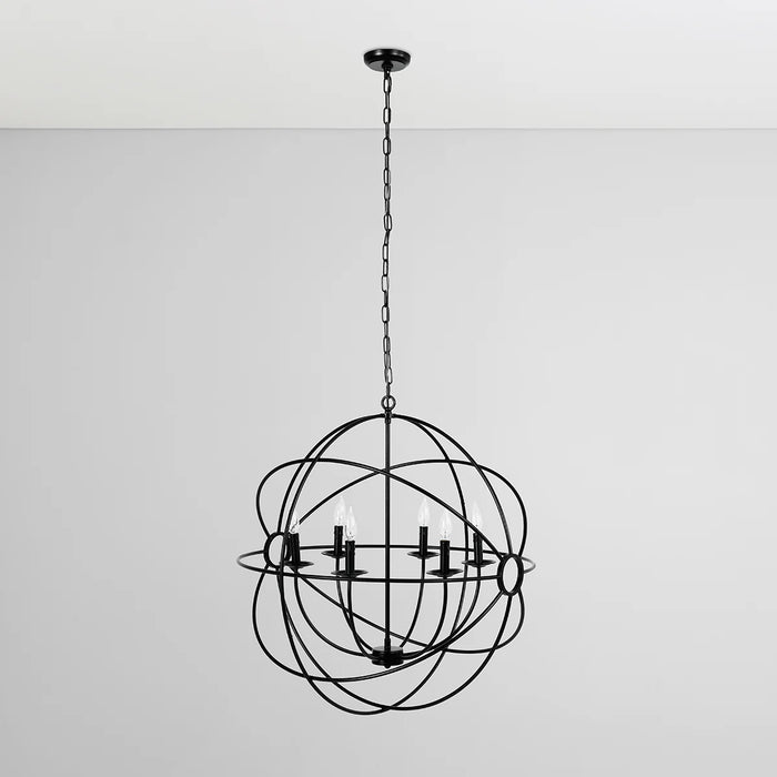 Geometric-Canton-Mid-Century-36-Industrial-Chandelier-White-Stone-Decor-3