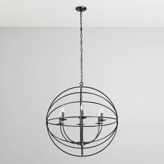 Geometric-Canton-Mid-Century-Industrial-30-Chandelier-White-Stone-Decor-1