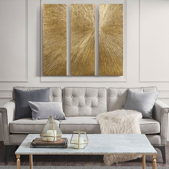 Gold-Sunrays-3-Piece-Wall-Decor-White-Stone-Decor