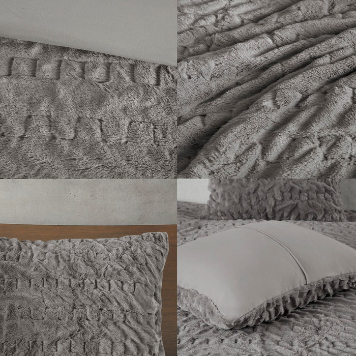 Grey-Cadence-Textured-Luxury-Comforter-Set-White-Stone-Decor-4