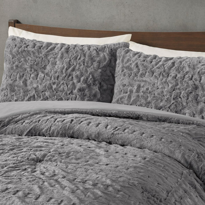 Grey-Cadence-Textured-Luxury-Comforter-Set-White-Stone-Decor-5