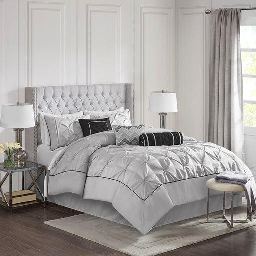 Grey-Rosa-Luxury-Tufted-7-Piece-Comforter-Set-White-Stone-Decor-1