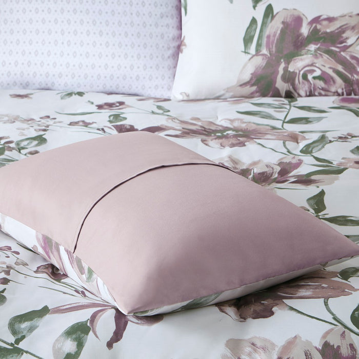 Hampton-Violet-Floral-Comforter-Set-White-Stone-Decor-6