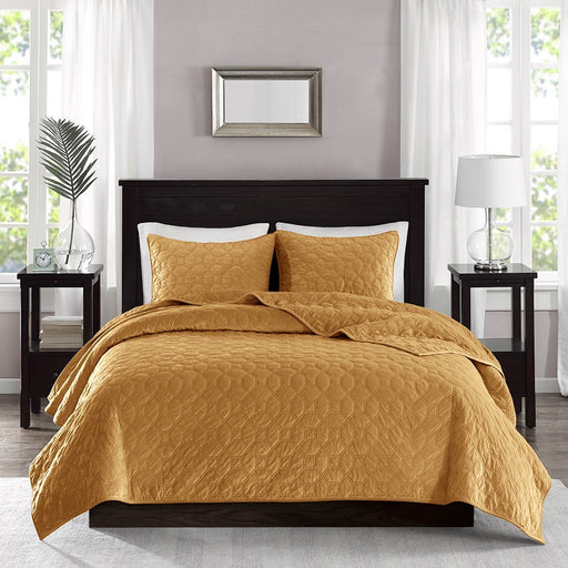 Hayley-Sunrise-Luxury-Geometric-Pattern-Quilt-Set-White-Stone-Decor