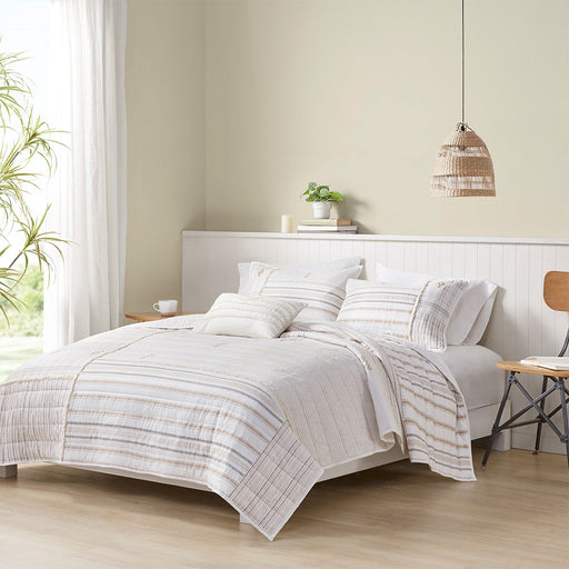 Hazel-Natural-Striped-Patterned-Quilt-Set-White-Stone-Decor-1