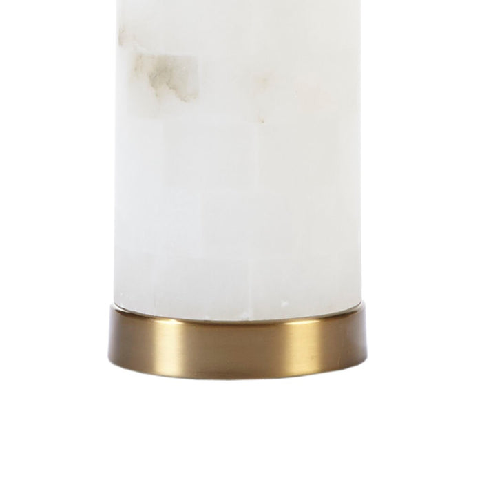 Hennepin White Gold Table Lamp