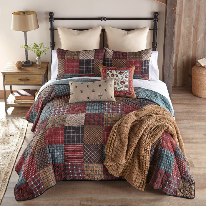 Heritage-Creek-Plaid-Quilt-Collection-White-Stone-Decor